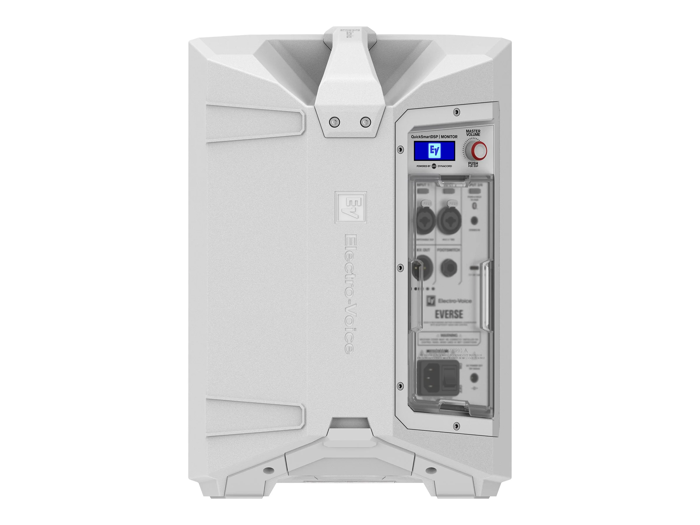 Electro-Voice EVERSE 8 8" 2-Way Battery Powered Loudspeaker with Bluetooth, Automatic Feedback Suppression, and Music Ducking, White