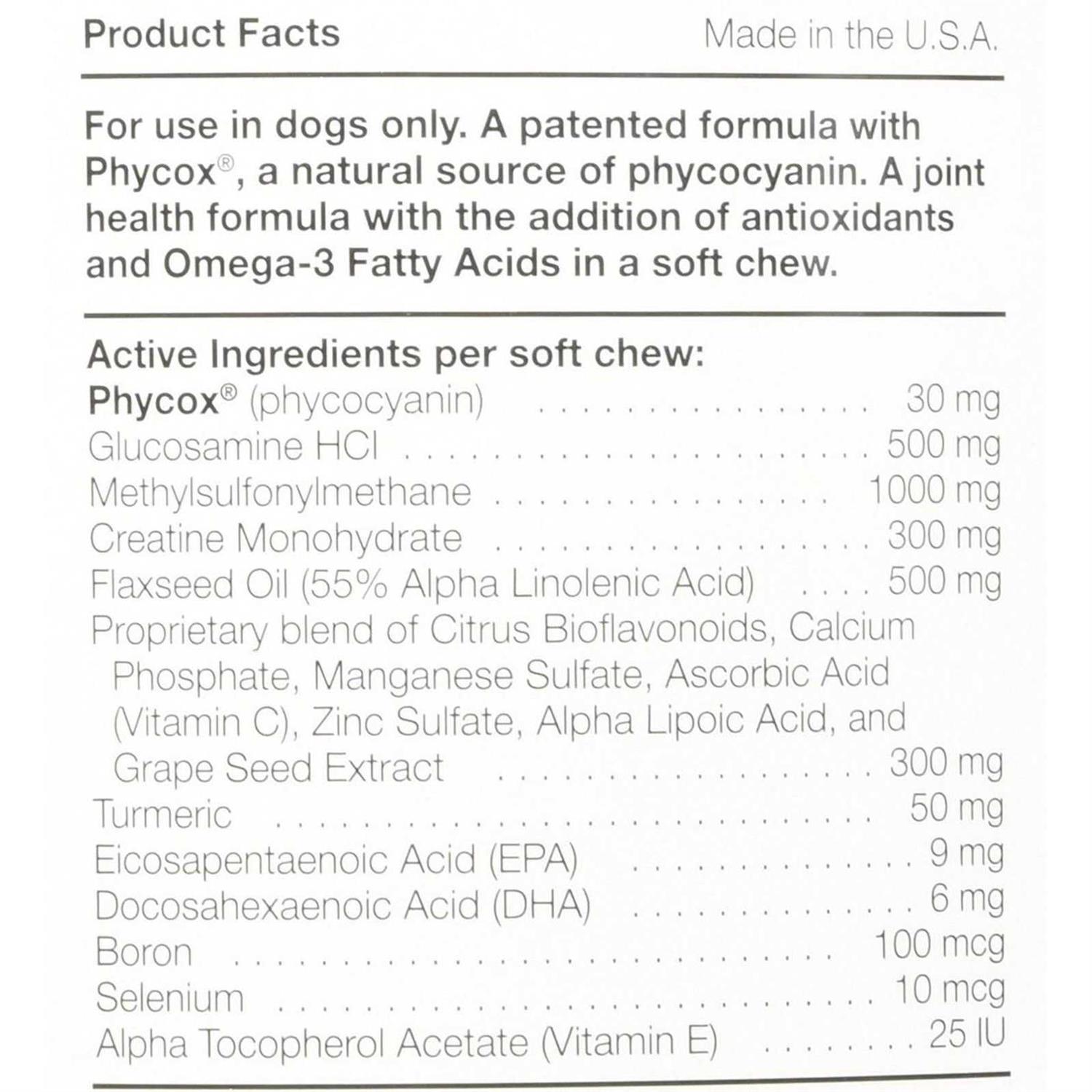 Phycox One Canine Joint Support Soft Chews - Pet Supplies online store