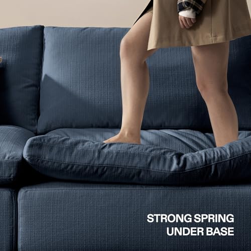 Cloud Couch Oversized Modular Sectional Sofa True Relax Comfy Couches Wide&Deep Seat Sofas for Living Room Metal Frame Furniture Sets