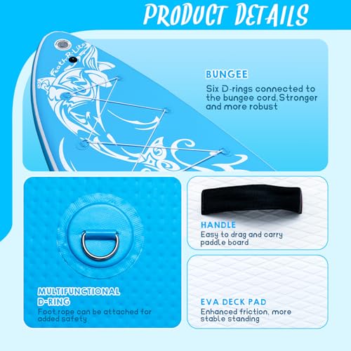 FEATH-R-LITE Inflatable Ultra-Light 10'&times;30''/10'6''&times;33''
