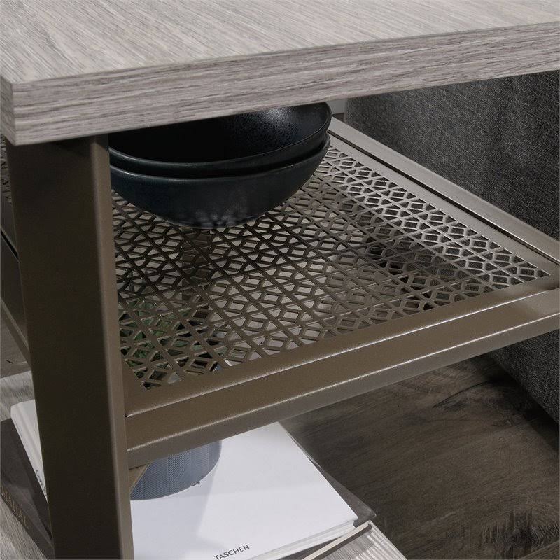 Sauder 425653 Center City Side Table, Champagne Oak