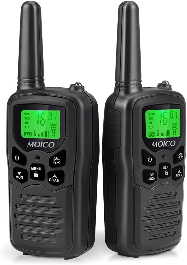 Walkie Talkies, MOICO Long Range Walkie Talkies for Adults with 22 FRS Channels