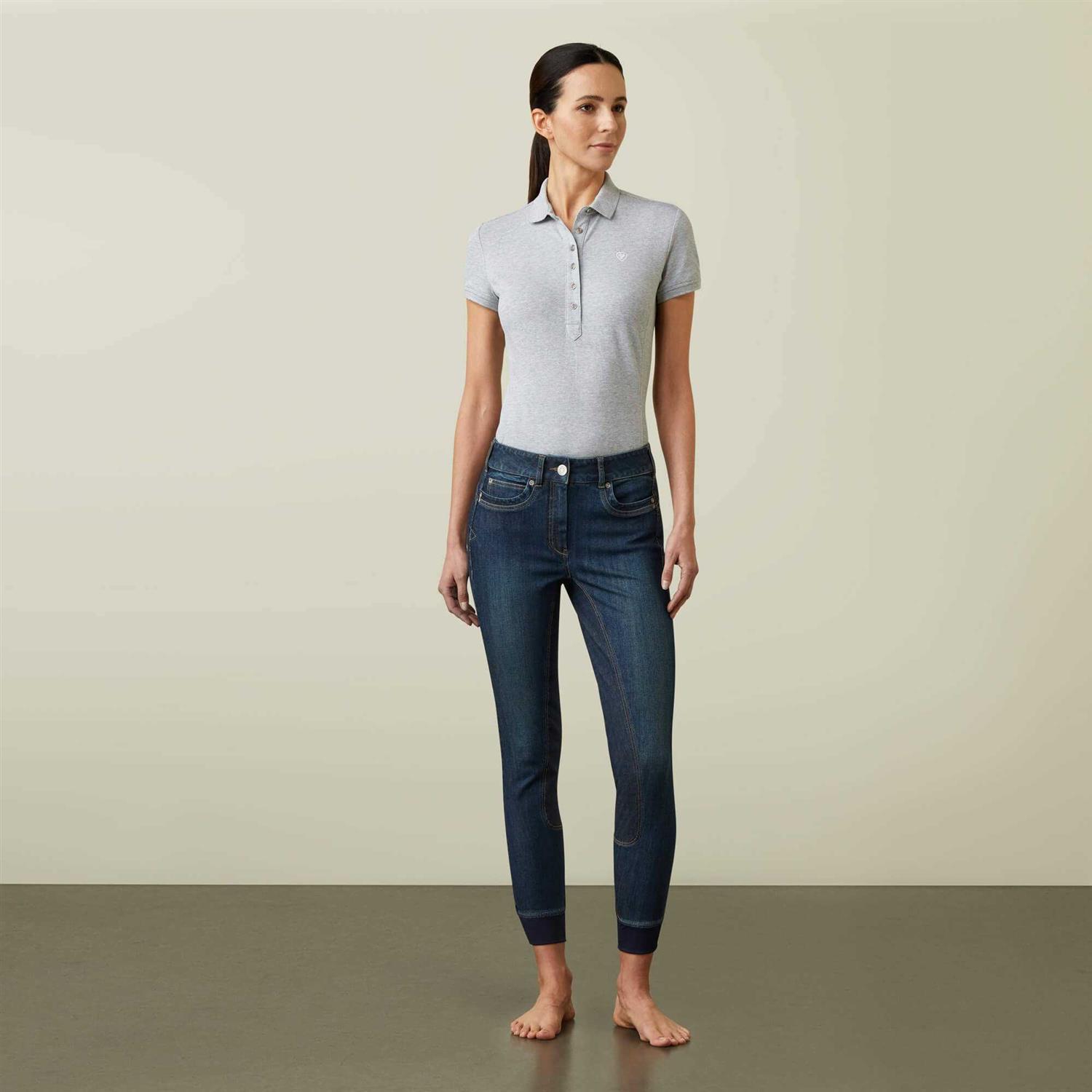 Ariat Halo Denim Full Seat Breech - Sports Supplies Online Store