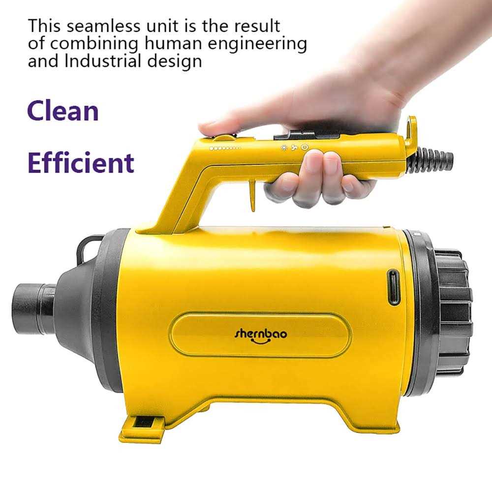 shernbao Dog Dryer High Velocity Professional Dog/Pet Grooming Force Hair Dryer/Blower - Pet Supplies online store