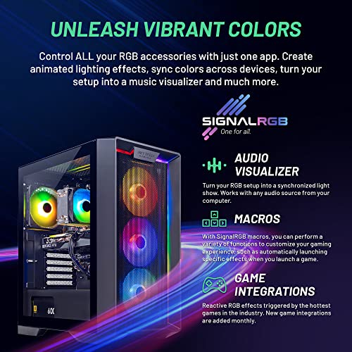 Skytech Nebula Gaming PC Desktop, Ryzen 5 5600 3.5 Ghz (4.4GHz Turbo Boost), NVIDIA RTX 3050 6GB GDDR6, 1TB SSD, 16GB DDR4 RAM 3200, 650W Gold PSU