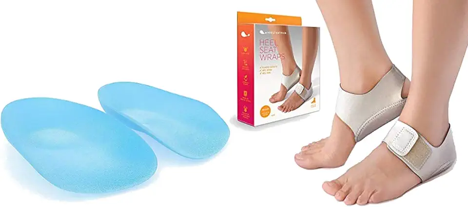 Heel That Pain Gel Plantar Fasciitis Insoles | Heel Seats Foot Orthotic Inserts