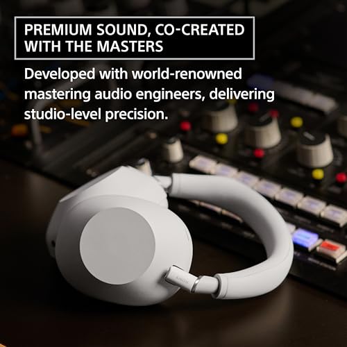 Sony WH-1000XM6 The Best Wireless Noise Canceling Headphones, HD NC Processor QN3, 12 Microphones, Adaptive NC Optimizer, Mastered by Engineers