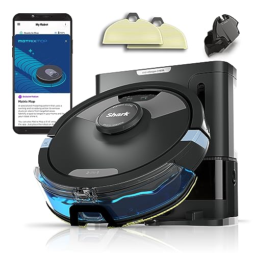 Shark AV2501AE AI Robot Vacuum with XL HEPA Self-Empty Base, Bagless, 60-Day Capacity, LIDAR Navigation, Perfect for Pet Hair, Compatible with Alexa
