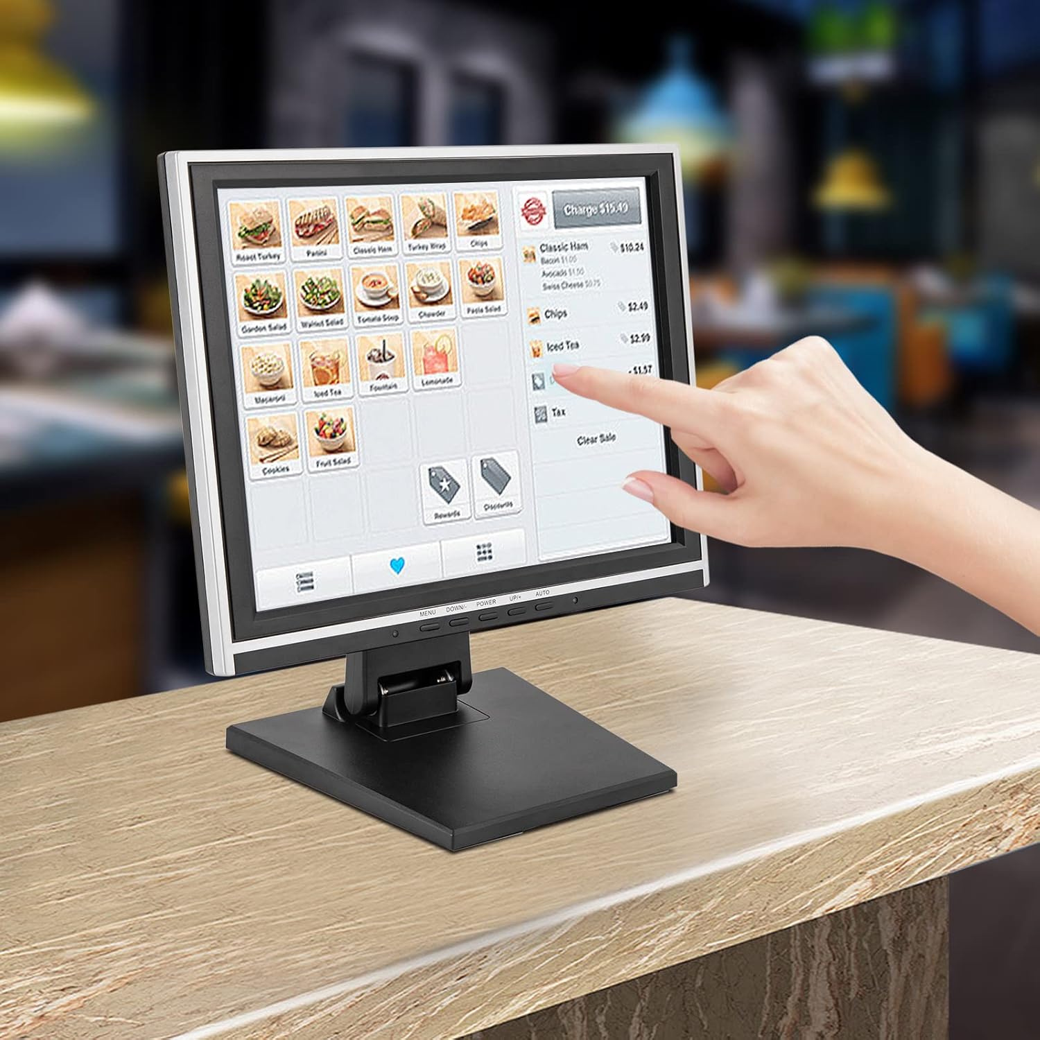 15" LCD Touch Screen Monitor