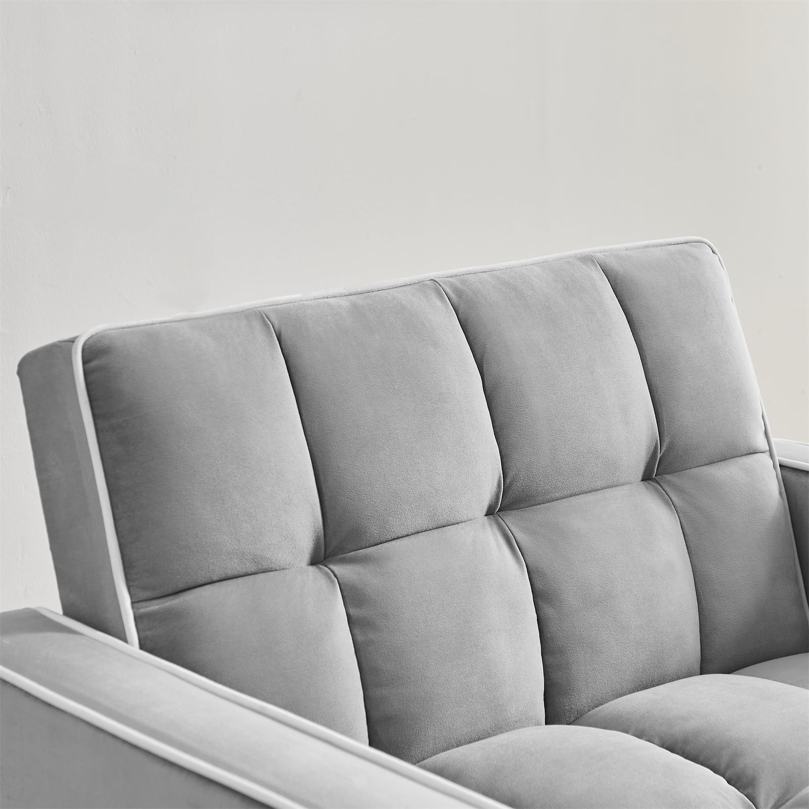Belord 3-in-1 Velvet Chair Bed