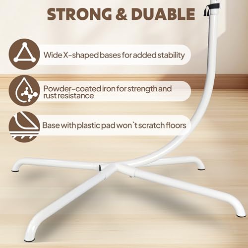 Chihee Egg Chair Foldable Wicker Rattan Hanging Chair Swing Chair Indoor Outdoor Patio Wicker Chair Hammock Chair with Stainless Steel Hanging Kit