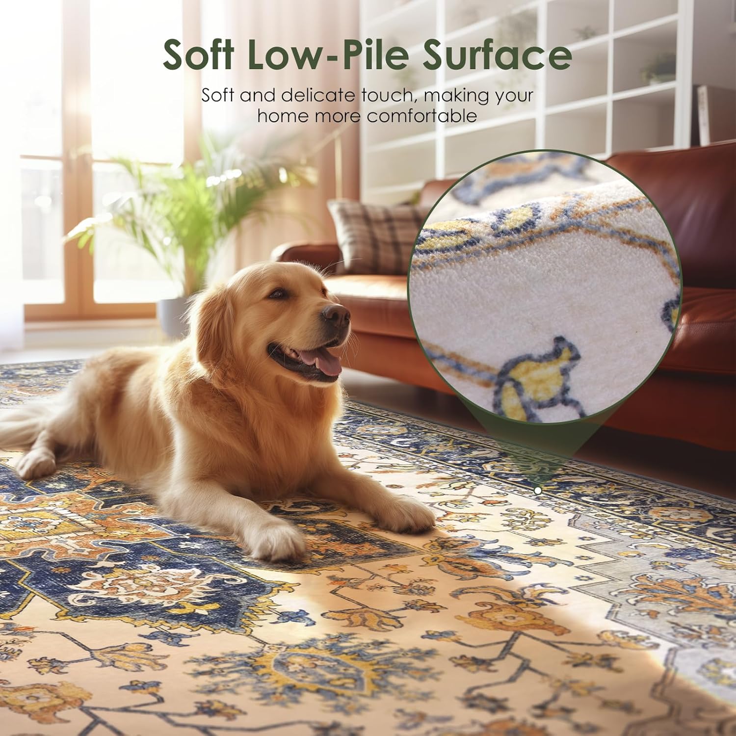 Large Area Rug for Living Room 9x12