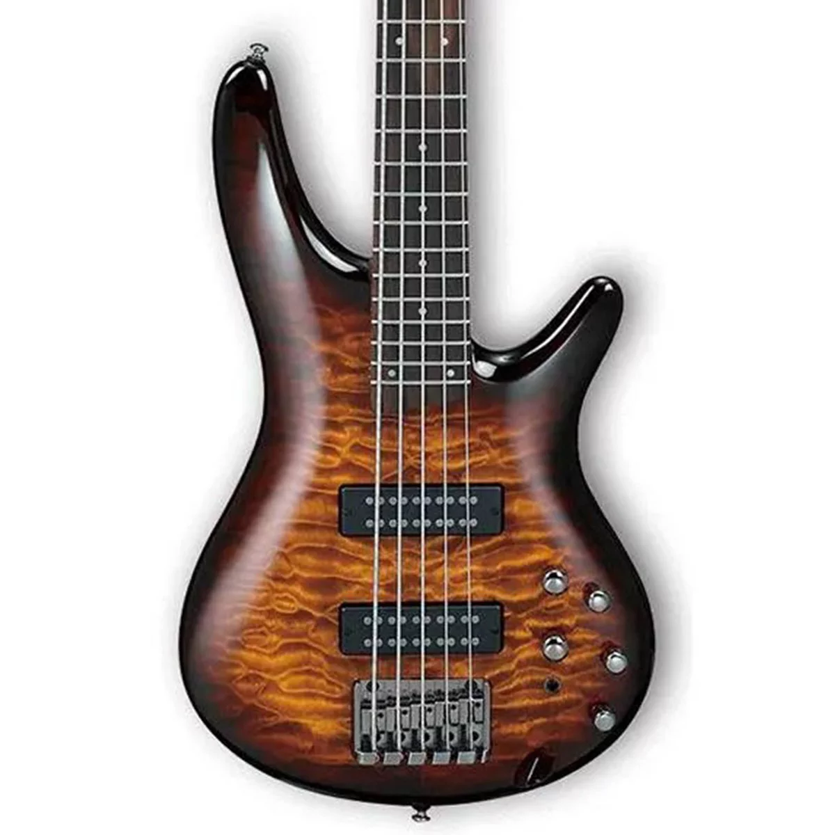 Ibanez SR405EQM 5-String Bass Guitar (Dragon Eye Burst) - Curated Treasures Market