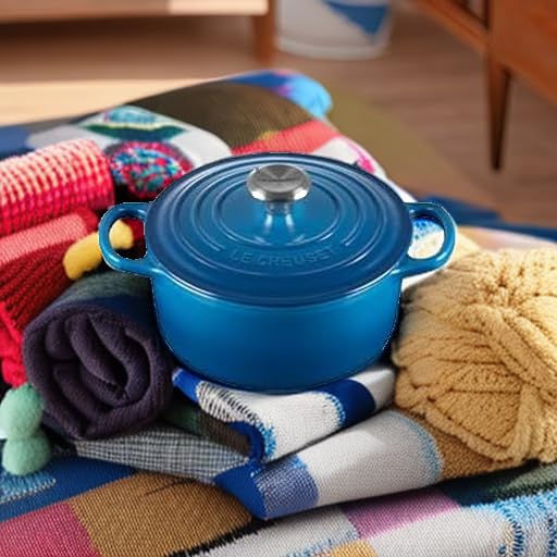 Le Creuset Enameled Cast Iron Signature Round Dutch Oven, 5.5 qt., Cerise