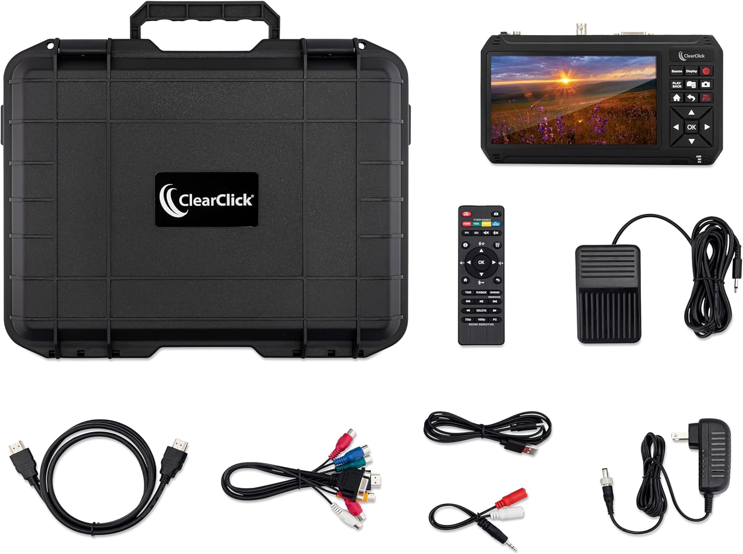 ClearClick HD Video Capture Box Ultimate 3.0 (Third Generation) - Capture or Stream Video from HDMI, DVI, SDI, S-Video, RCA, AV, VHS, VCR, DVD