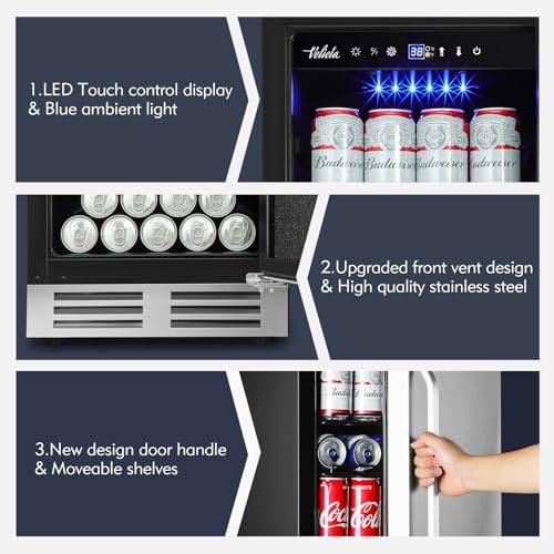 Cigar Electric Humidor, 35L 250 Counts Large Capacity Thermostatic Electric Cigar Cooler Cabinet with Digital LED Screen, Safety Lock
