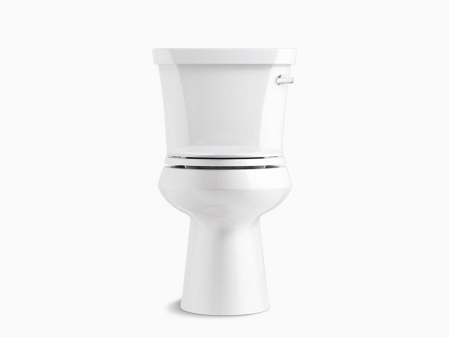 Kohler K-76301-RA Highline 17x22 Elongated Toilet - Comfort Height - Two Piece - White