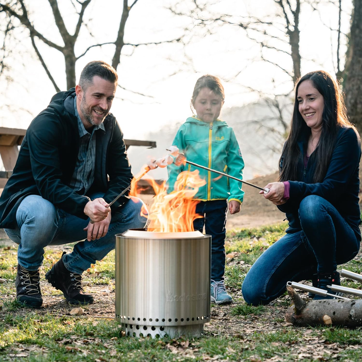 Solo Stove Ranger with Stand Portable Outdoor Fire Pit Stainless Steel Firepot for Wood Burning and Low Smoke Great Fire Pits for Outside | 15x12.5
