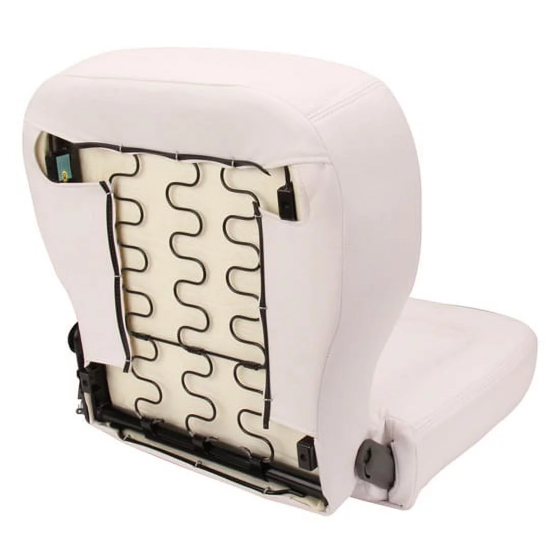 Procar Uncovered Low Back Bucket Seats, Foam Padded Driver and Passenger Uncovered Seats, Each Seat Includes a Pair of Seat Sliders, 24” Tall