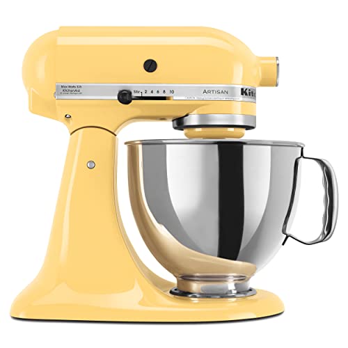 KitchenAid Artisan Series 5 Quart Tilt Head Stand Mixer with Pouring Shield KSM150PS, Removable bowl, Aqua Sky