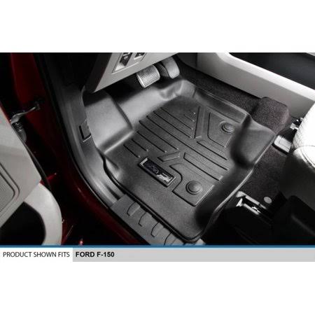 MAXLINER Maxfloormat Floor Mats for F-150 SuperCab with Front Bucket SEATS Black F150