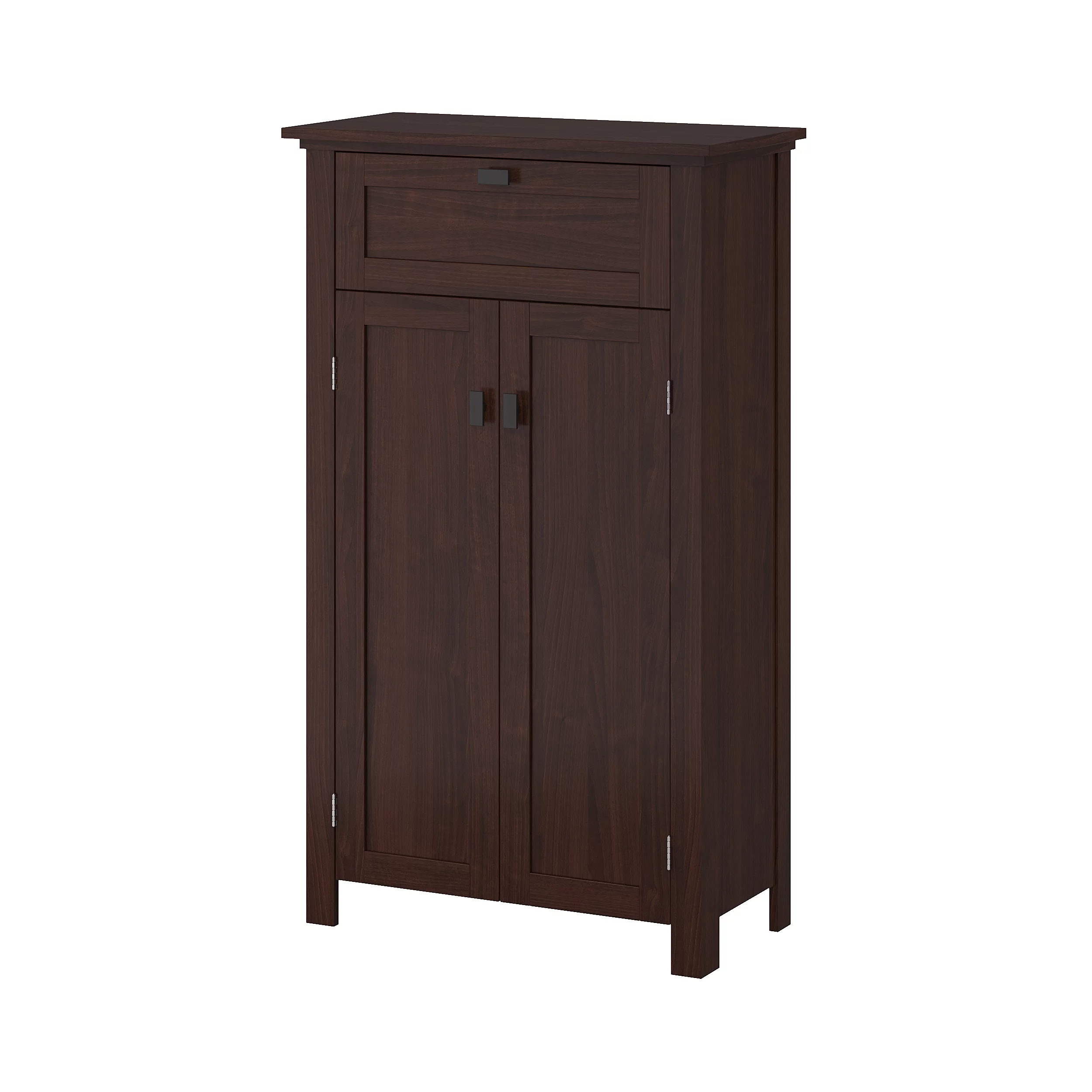 RiverRidge Home Hayward Two-Door Floor Cabinet, Dark Woodgrain