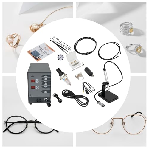 100W Permanent Jewelry Welder Machine Kit 110V Pulse Arc Welder for Permanent Jewelry Spot Welding Machine Jewelry Welder Machine Kit for DIY Jewelry