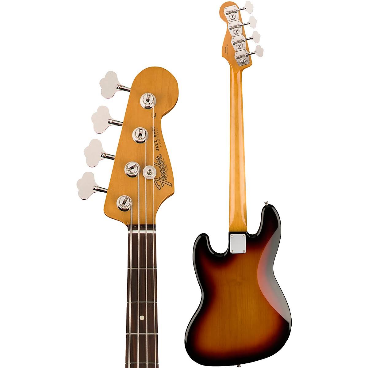 Fender &60s Jazz Bass Pau Ferro, 3 Color Sunburst