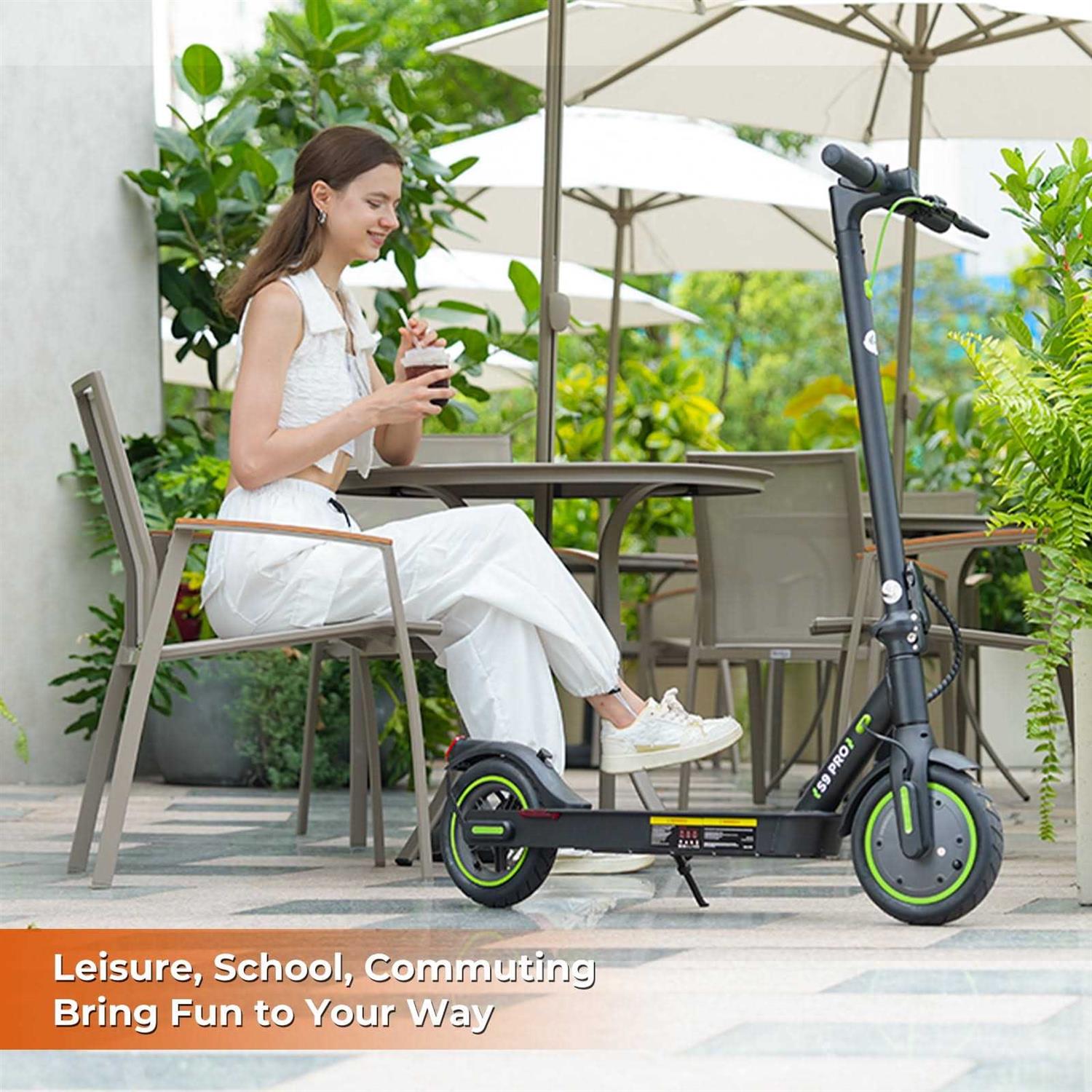 Isinwheel S9Pro Electric Scooter 18.6 Mph Up To 21 Miles Long Range - Sports Supplies Online Store