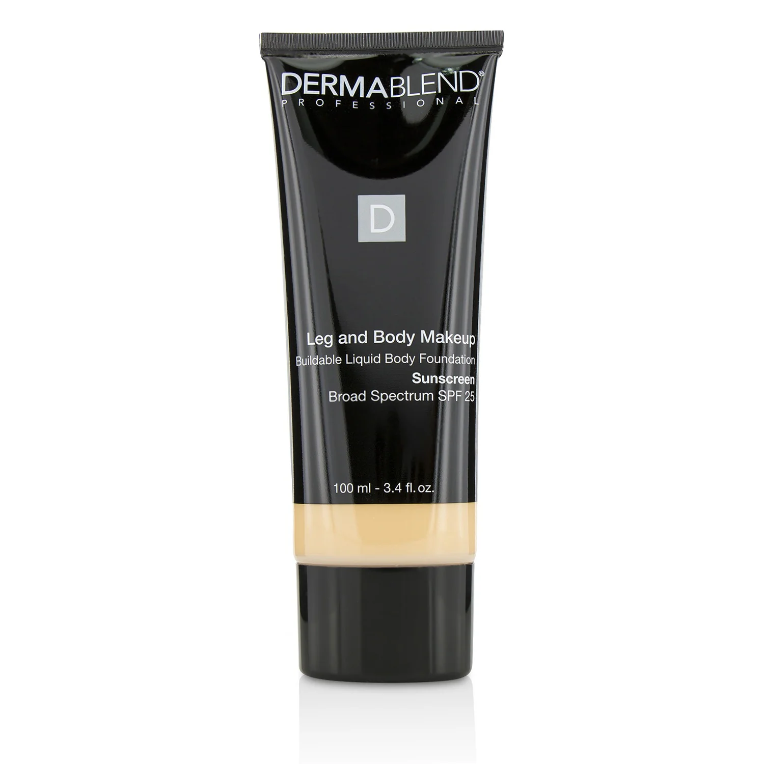 Dermablend Leg and Body Make Up Buildable Liquid Body Foundation Sunscreen Broad Spectrum SPF 25 - #Light Beige 35C 100ml/3.4oz
