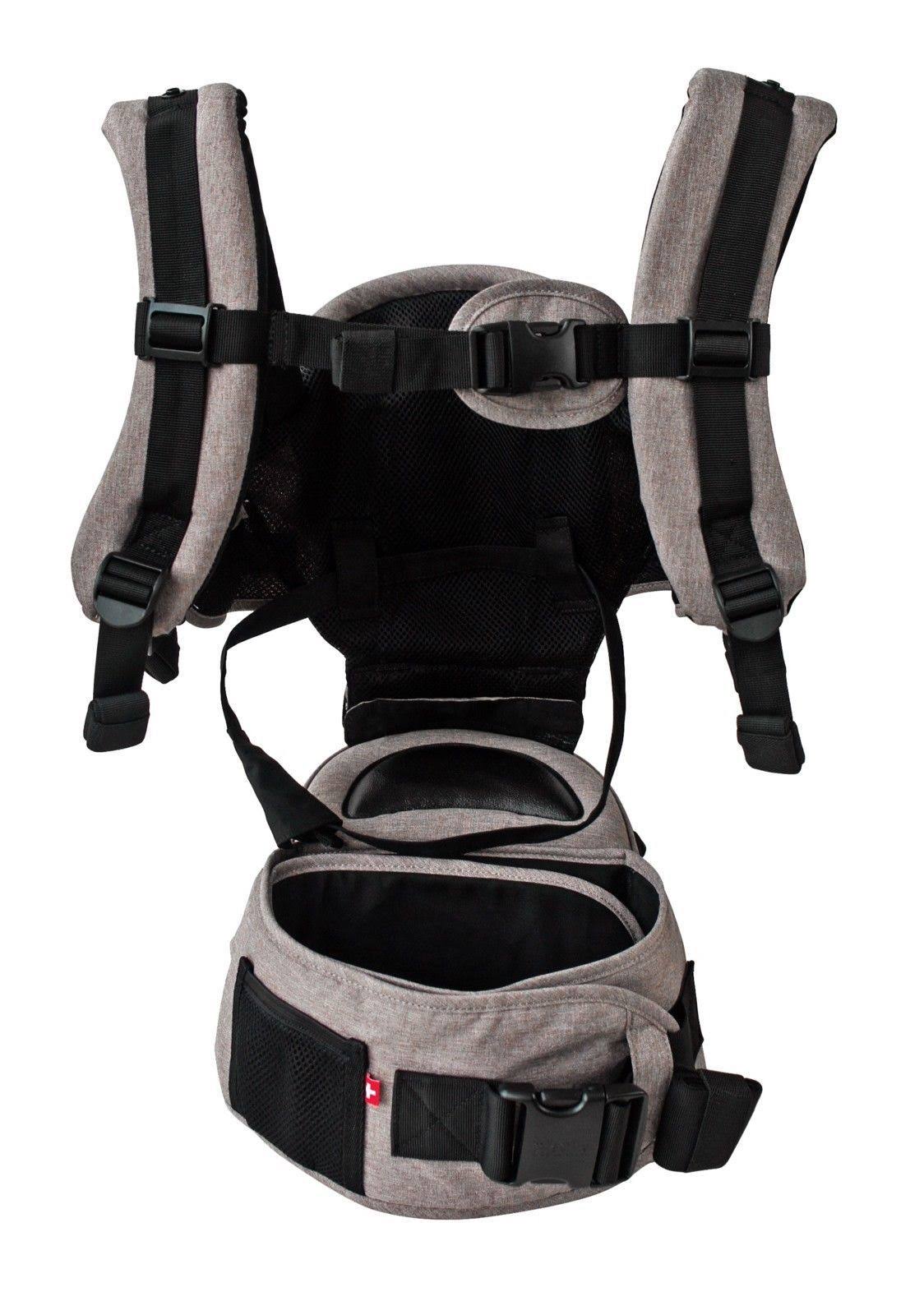 Miamily Hipster Plus 3D Baby Carrier - Stone Grey