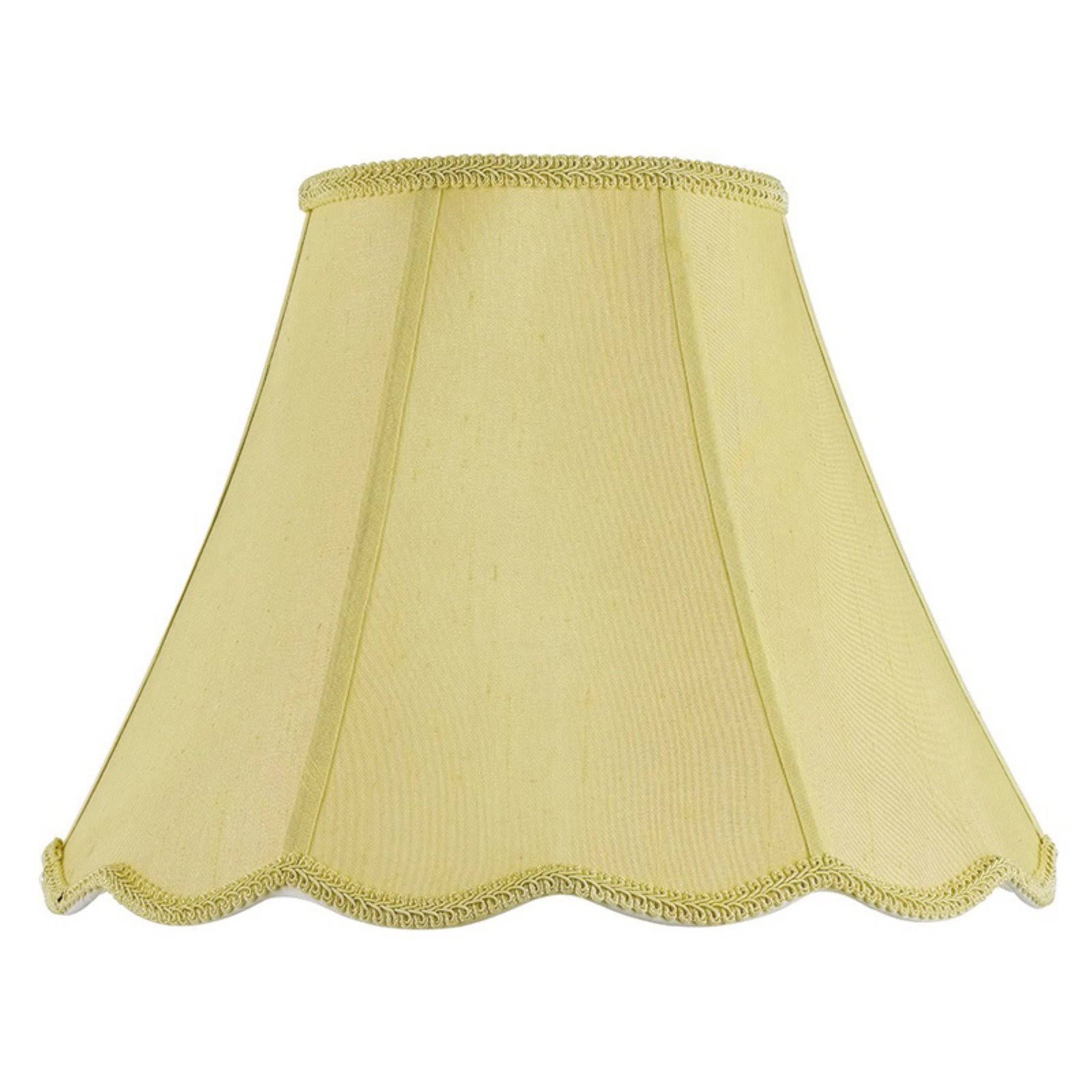 Cal Lighting 18-inch Vertical Piped Scallop Bell Shade