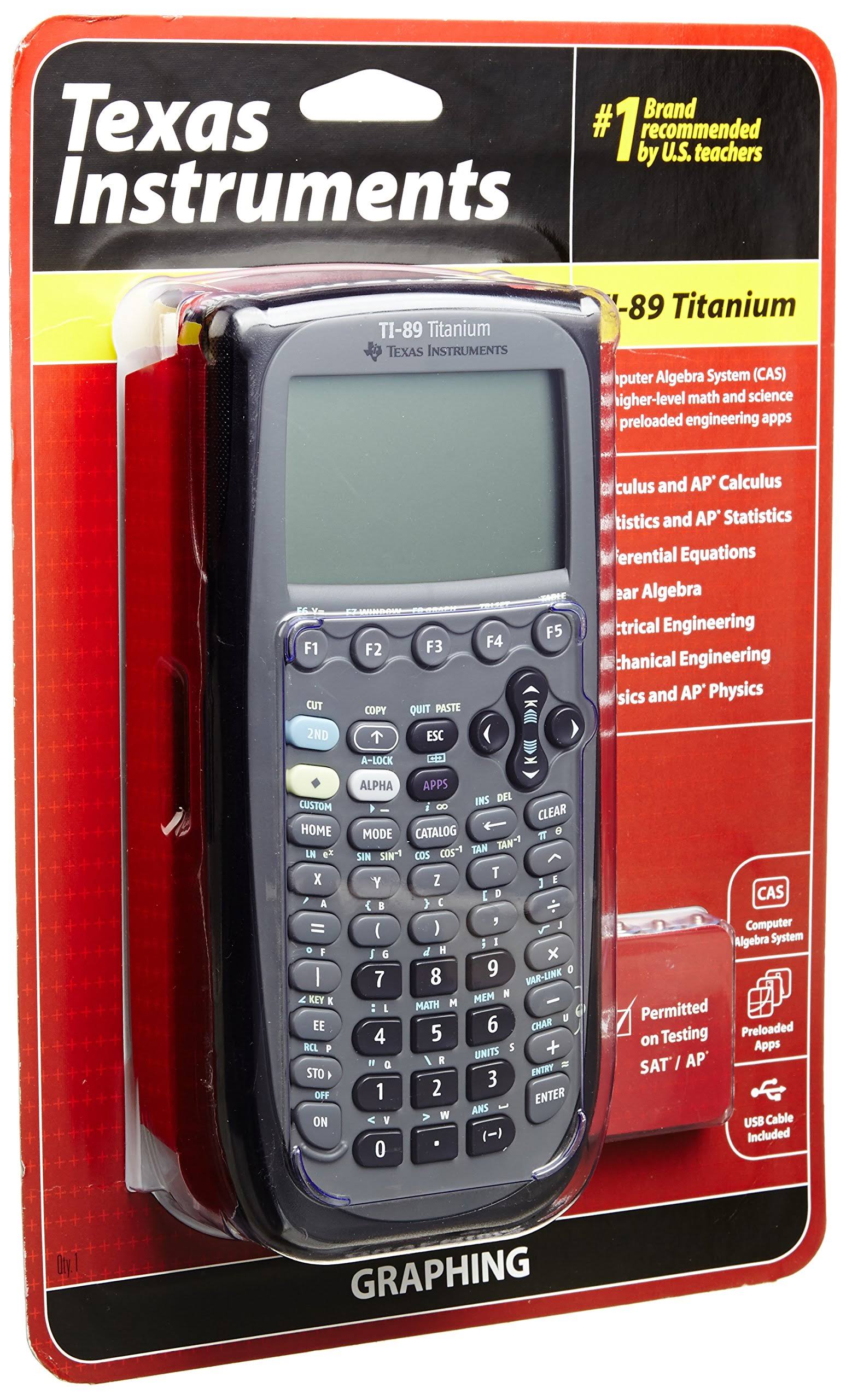 Texas Instruments 89TCLM Ti-89 Graphing Calculator - Titanium