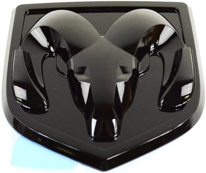 Dodge Ram 1500 Black Ram Head Tailgate Emblem Decal Logo Mopar OEM