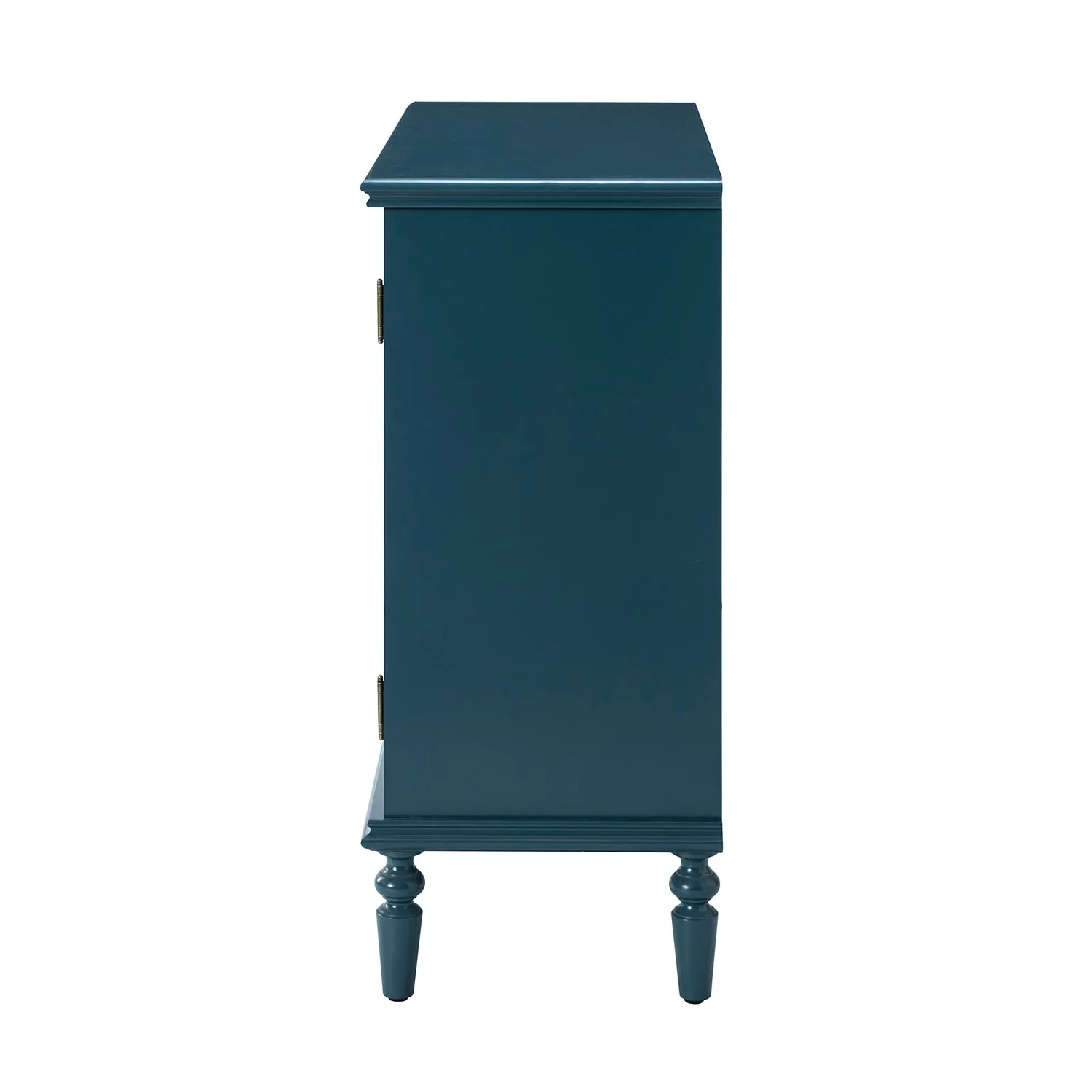 HULALA HOME Ismenides Multifunctional 32" Tall 2-Door Accent Cabinet with Rattan Design by  GRAY