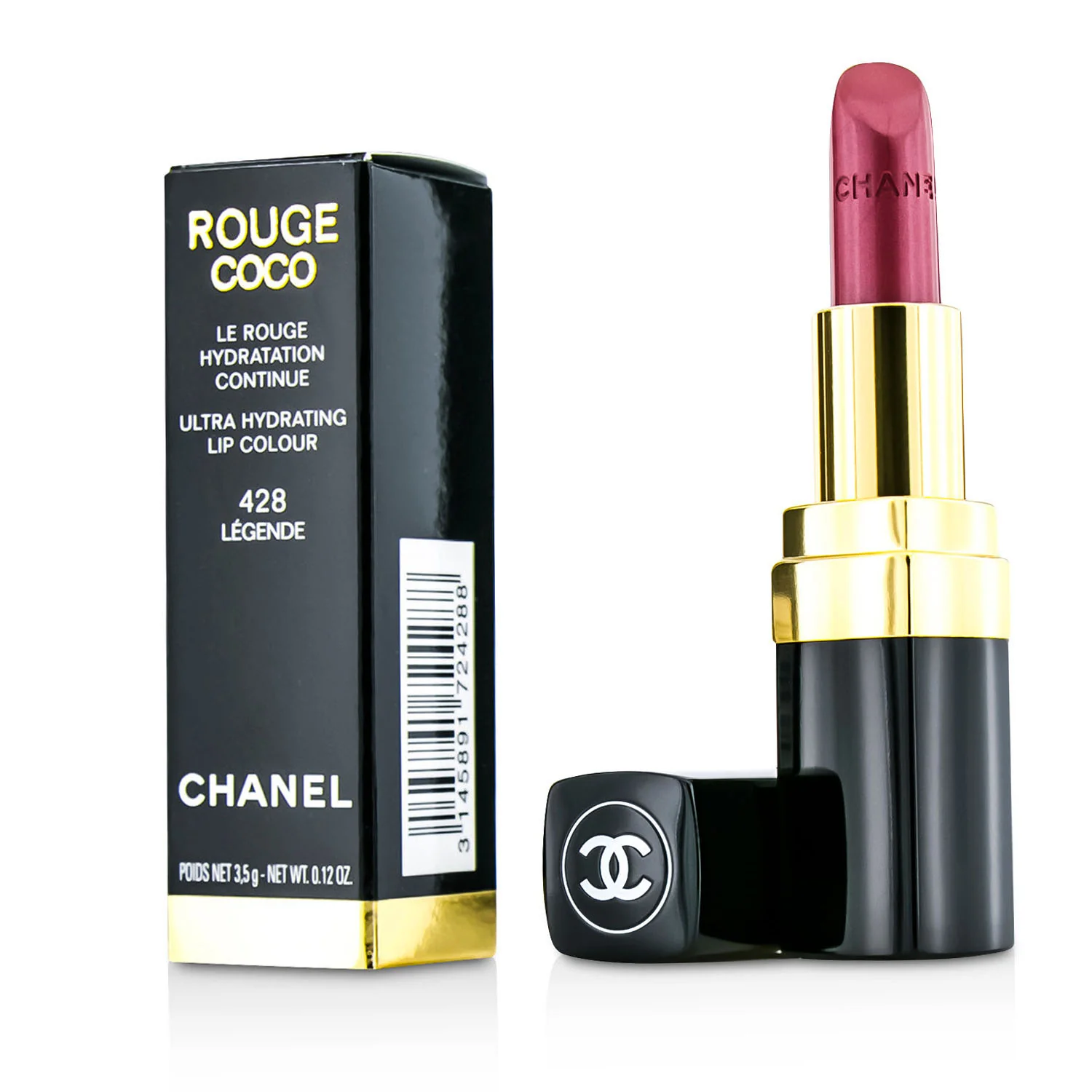 Chanel Rouge Coco Ultra Hydrating Lip Colour - # 424 Edith 3.5g/0.12oz