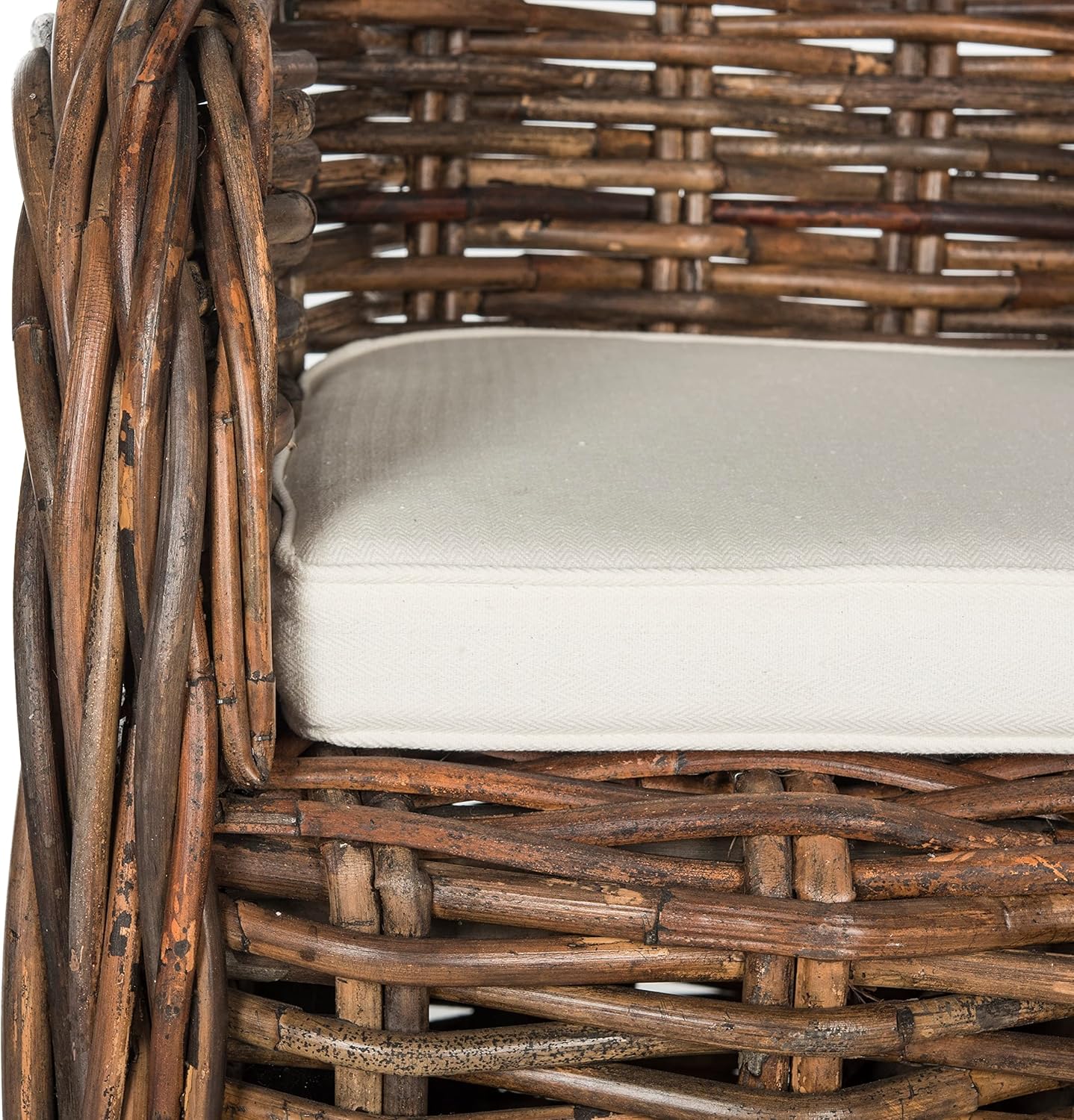 Safavieh Home Collection Nita Natural Wicker Club Chair, Standard