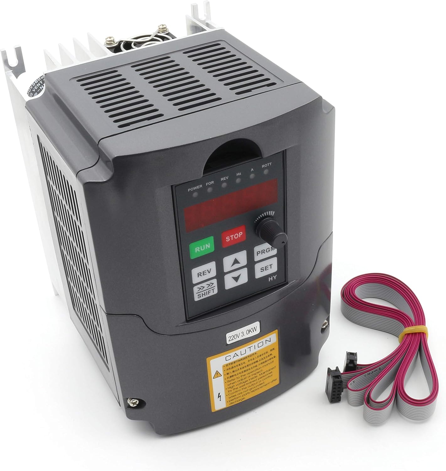 RATTMMOTOR Variable Frequency Drive 220V 3KW VFD Inverter Frequency Converter 400Hz 13A Single Phase Input