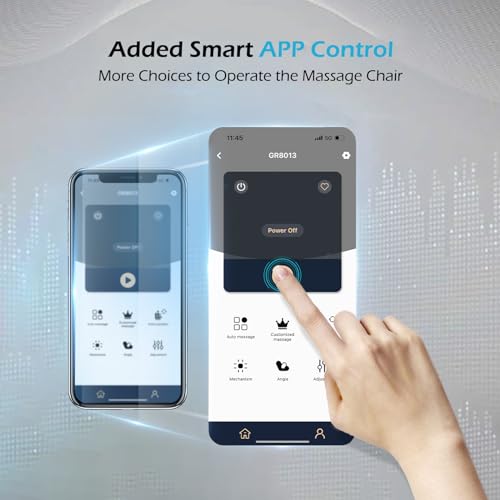 Full Body Airbag Massage Chair: 2025 Shiatsu Zero Gravity Massager Chairs - AI APP Control Back Heating