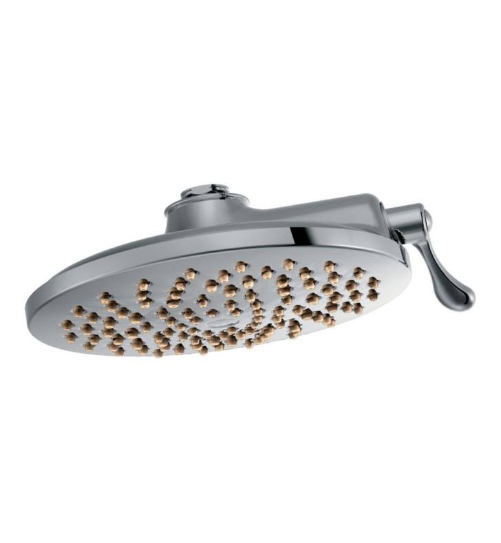 Moen S6320BN Brushed Nickel Velocity 8x22 Multi Function Rainshower Shower Head