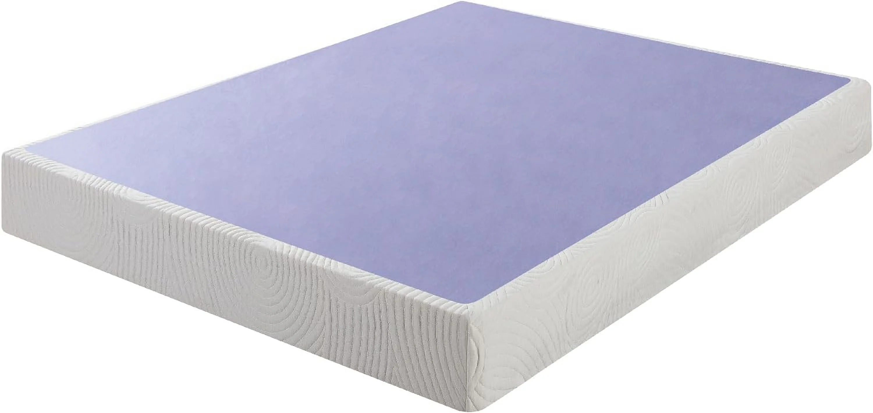 WANHUI Edgar 8 Inch Wood Box Spring / Mattress Foundation / Sturdy Wood Structure / High Profile / Easy Assembly, Queen