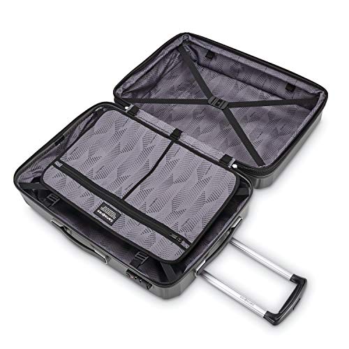Samsonite Winfield 3 DLX Hardside Expandable Luggage with Spinners, Silver, Carry-On 20-Inch