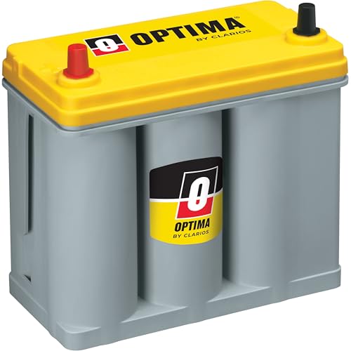 OPTIMA Batteries High Performance DS46B24R YellowTop Dual Purpose Sealed AGM Car, Truck and SUV Battery, 450 CCA, Maintenance Free