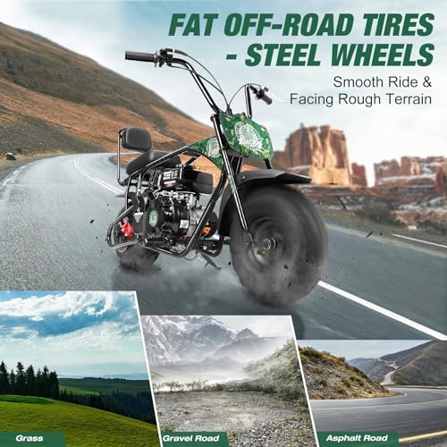 Oryxearth Mini Dirt Bike for Kids, 99CC 4-Stroke Kid Gas Powered Off-Road Pocket Pit Trail Motorcycle W/EPA Approved - Radiant Selections