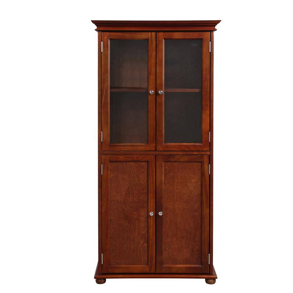 Home Decorators Collection Hampton Harbor 25 in. W Linen Cabinet in Sequoia