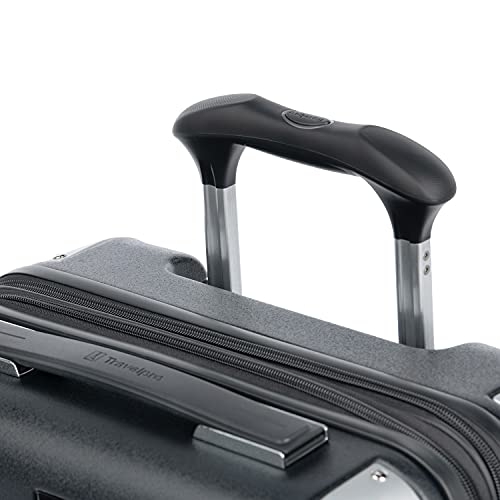Travelpro Platinum Elite Hardside Expandable Carry on Luggage, 8 Wheel Spinner, TSA Lock, Hard Shell Polycarbonate Suitcase, Metallic Sand