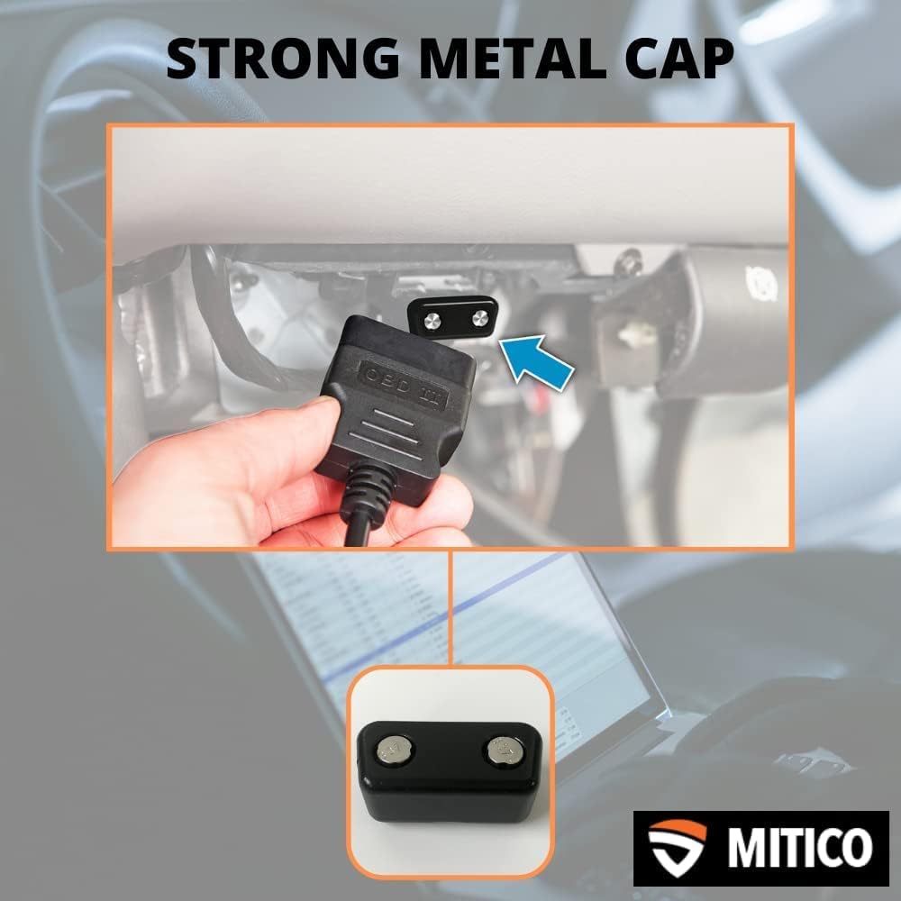 MITI OBD Protector | Metal OBD2 Port Lock Cap | Car Anti-Theft OBD Locking Device | Model R