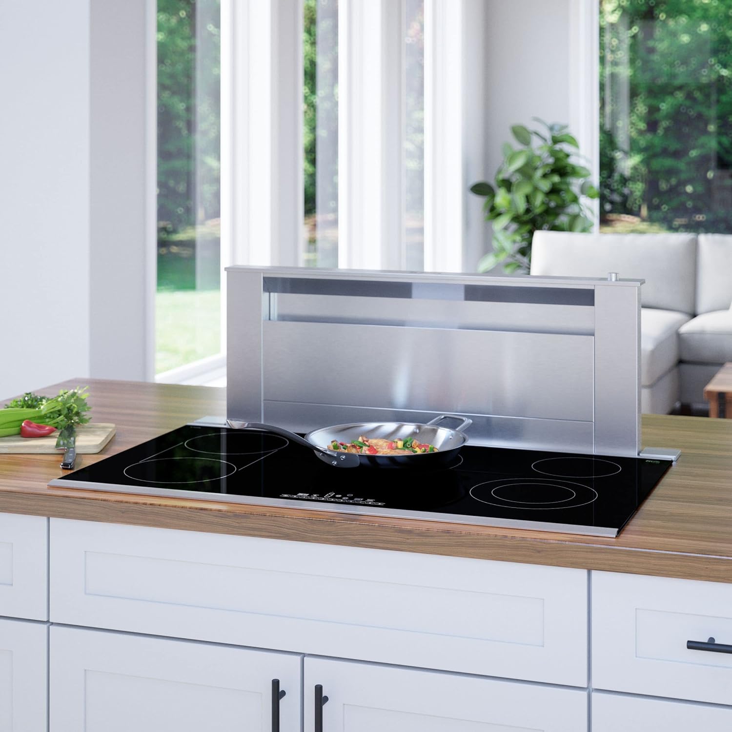 Bosch NET8669SUC Electric Cooktop in Black Stainless Steel - Smart Home Appliances