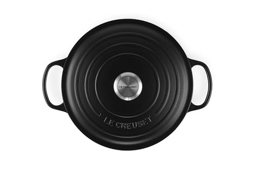 Le Creuset Enameled Cast Iron Signature Round Dutch Oven, 5.5 qt., Cerise