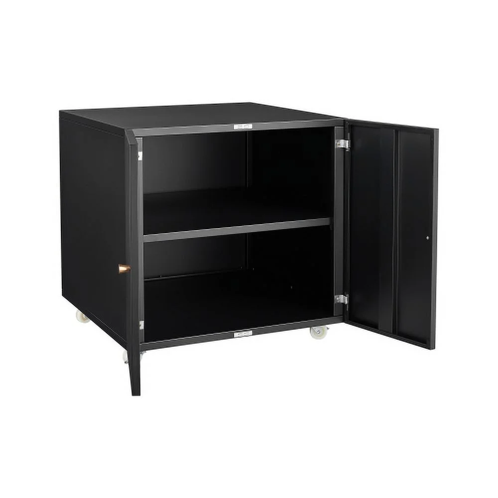 Office furniture Copier Cabinet white 2 door steel copier stand mobile pedestal file Printer Stand